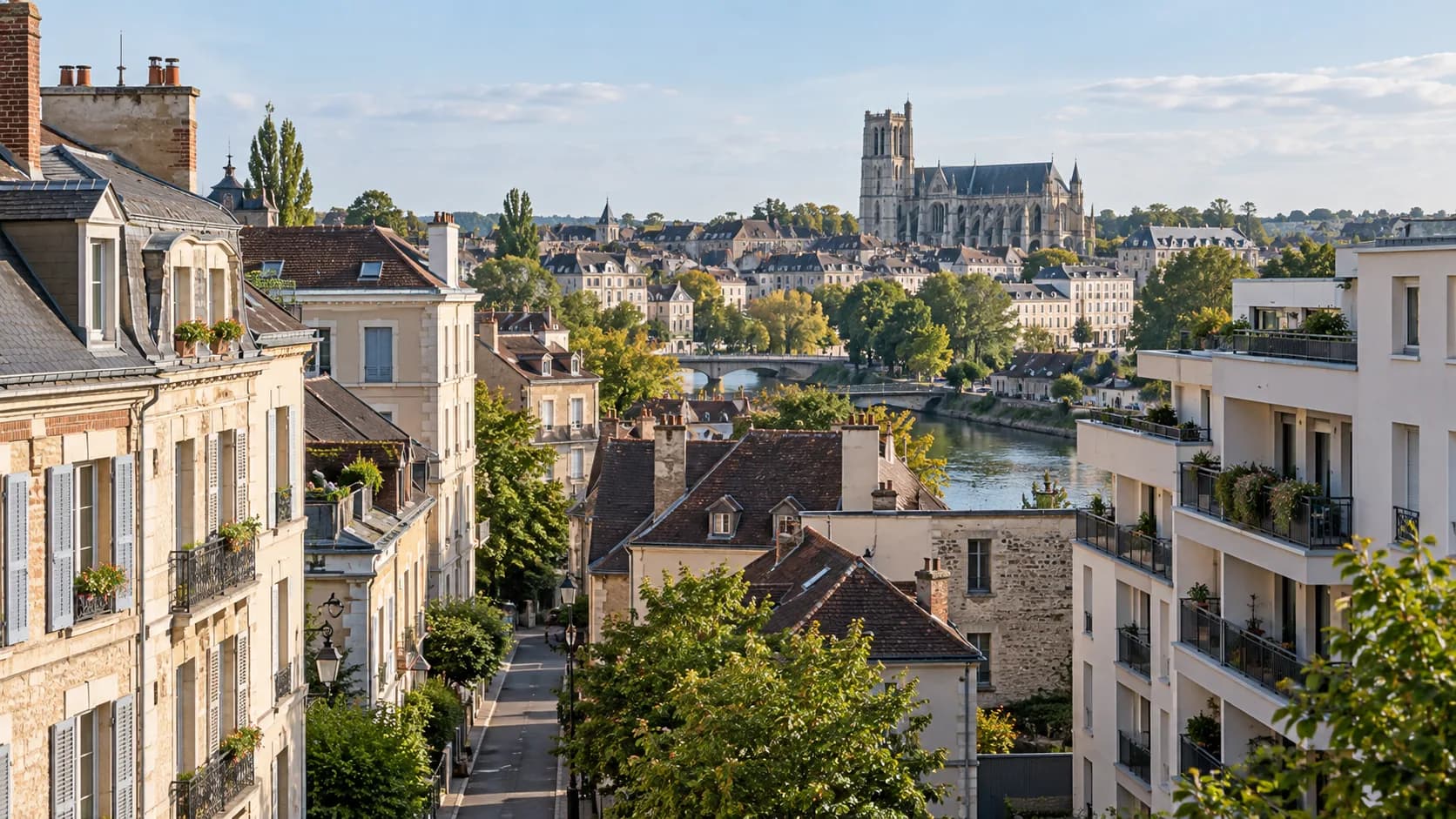 Illustration du parc immobilier de Meaux en Seine-et-Marne